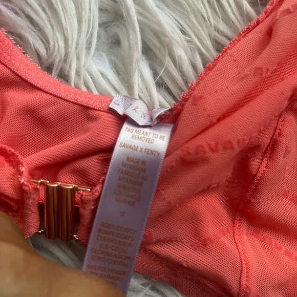 savage x fenty synthetic logo unlined bralette 1X - Picture 5 of 6